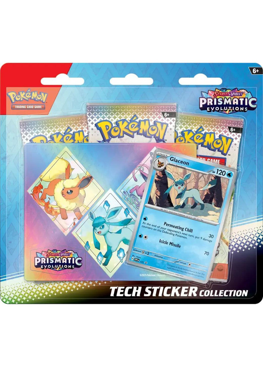 Pokémon TCG: Scarlet & Violet - Prismatic Evolutions - Tech Sticker Collection - Glaceon