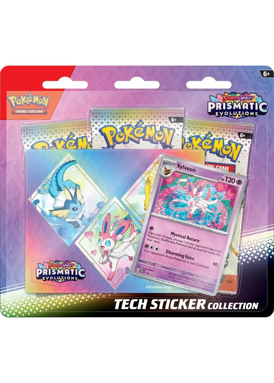 Pokémon TCG: Scarlet & Violet - Prismatic Evolutions - Tech Sticker Collection - Sylveon