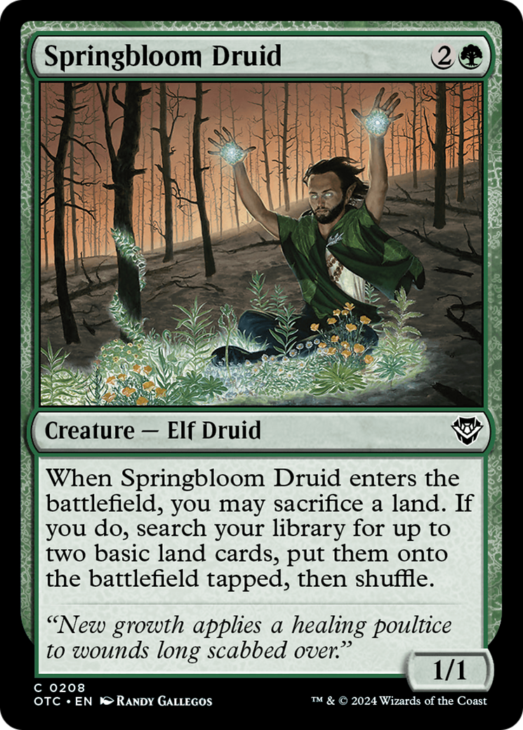 Springbloom Druid [OTC-208]