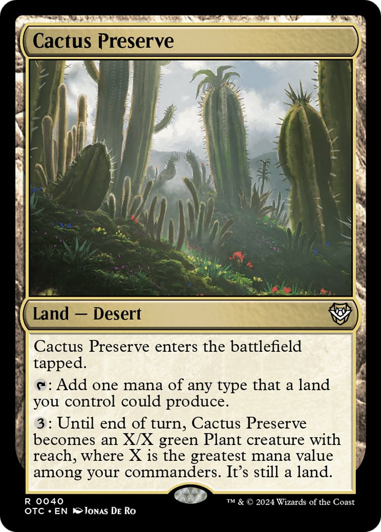 Cactus Preserve [OTC-40]