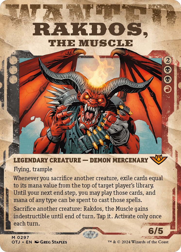 Rakdos, the Muscle - Borderless - Showcase [OTJ-297]