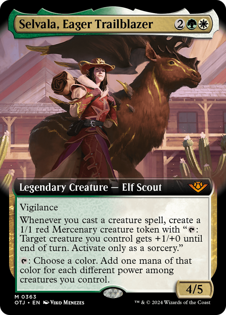 Selvala, Eager Trailblazer - Extended Art [OTJ-363]