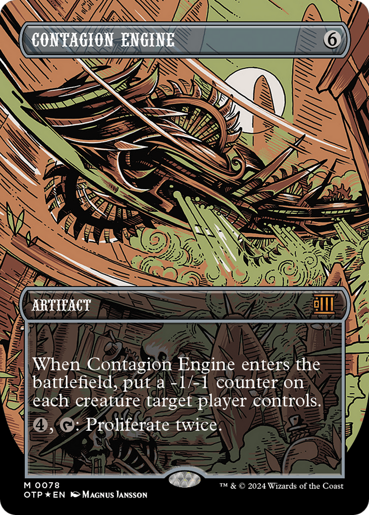 Contagion Engine - Borderless - Textured Foil [OTP-78]