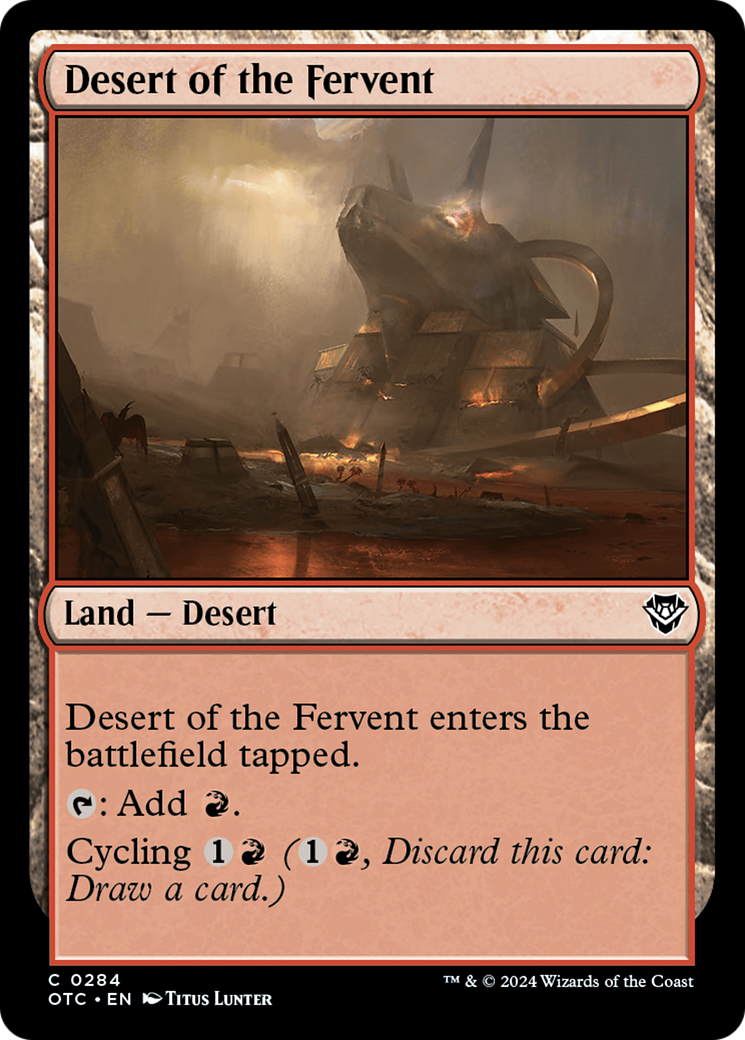 Desert of the Fervent [OTC-284]