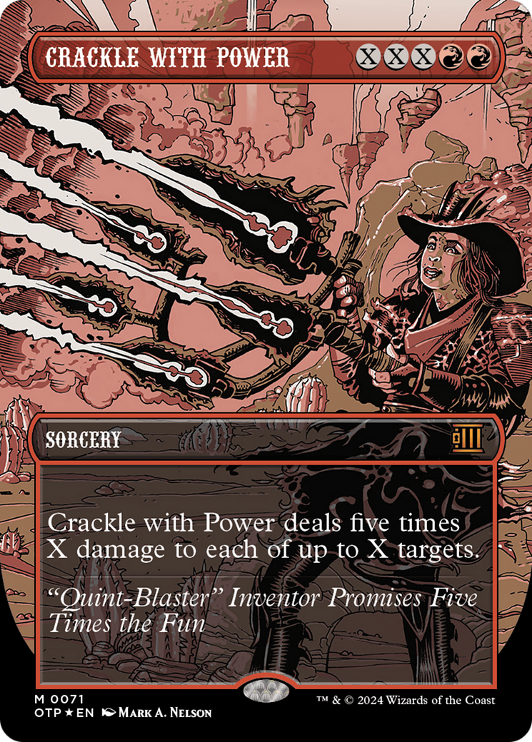 Crackle with Power - Borderless - Textured Foil [OTP-71]