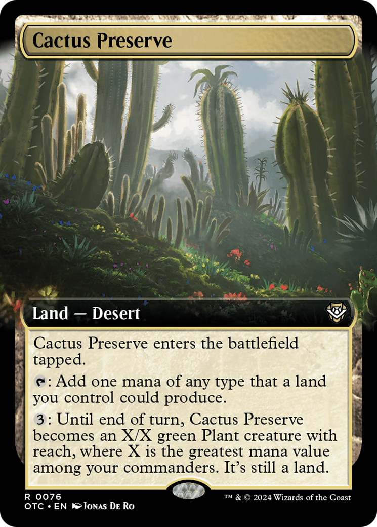 Cactus Preserve [OTC-76]