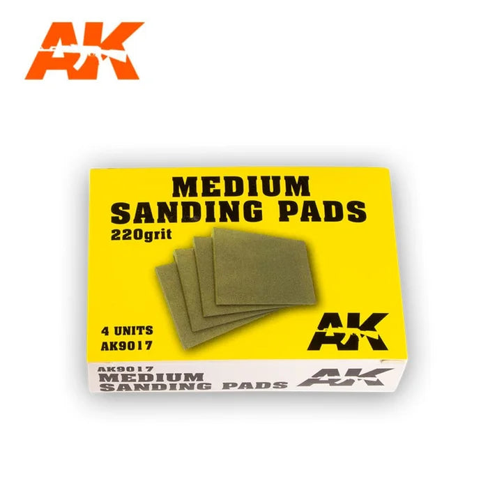 Medium Sanding Pads 220 Grit 4 Units