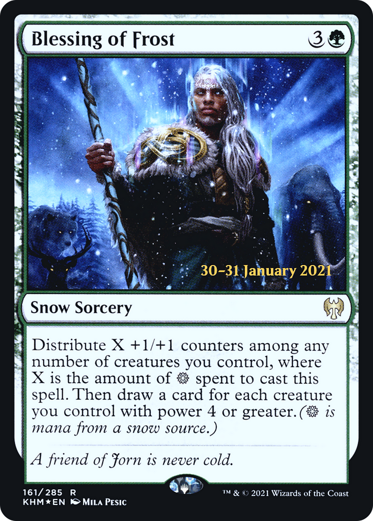 Blessing of Frost - Prerelease Promo [PKHM-161s]