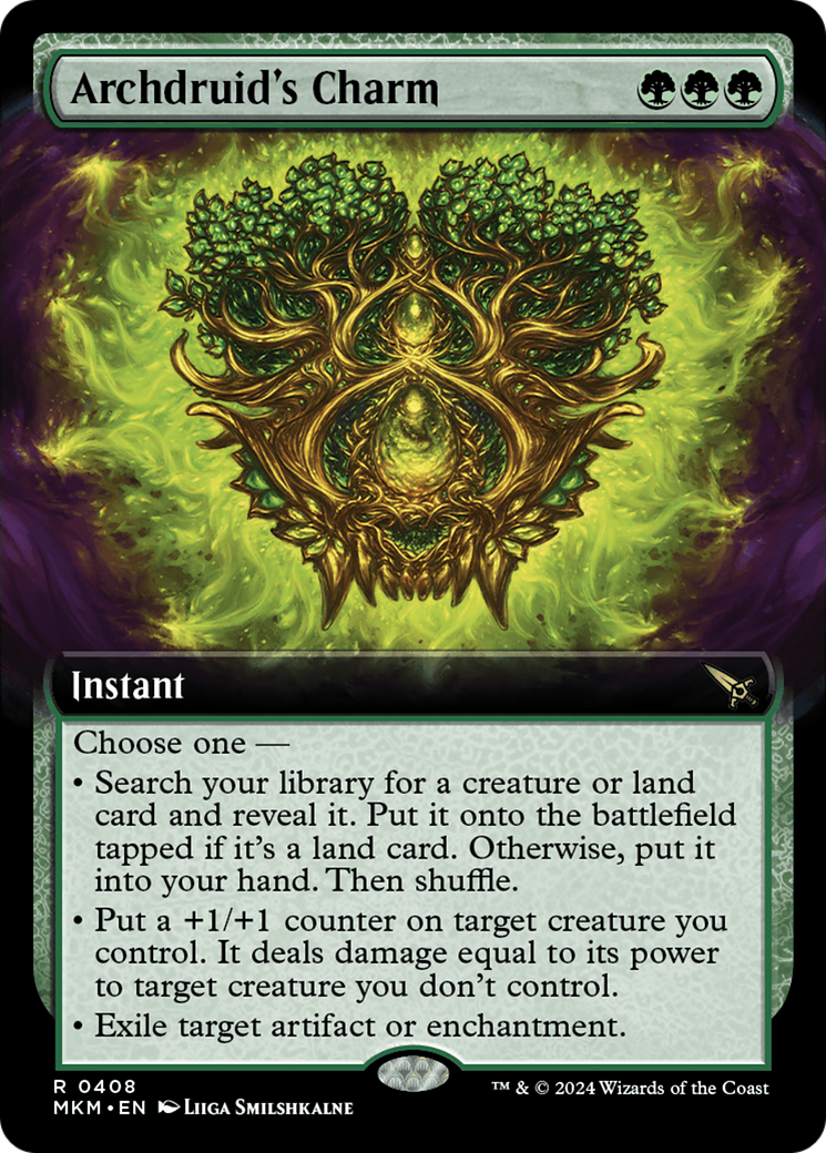 Archdruid's Charm - Extended Art [MKM-408]