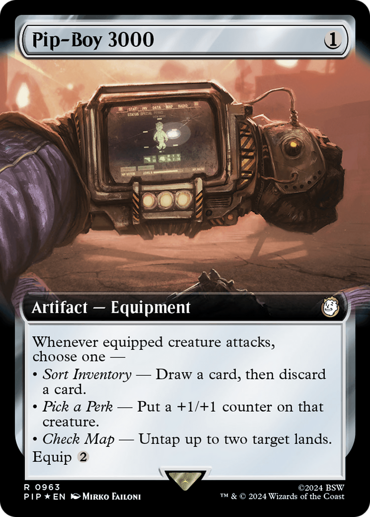 Pip-Boy 3000 - Extended Art - Surge Foil [PIP-963]