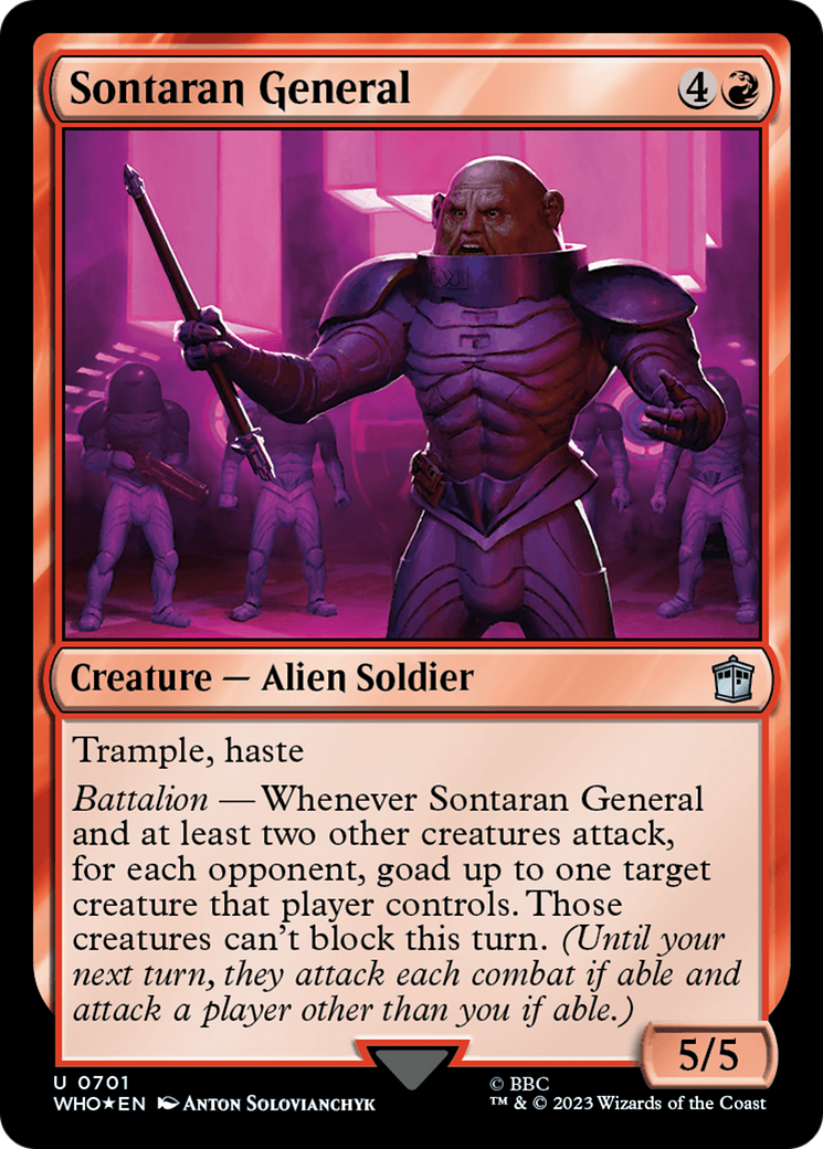 Sontaran General - Surge Foil [WHO-701]