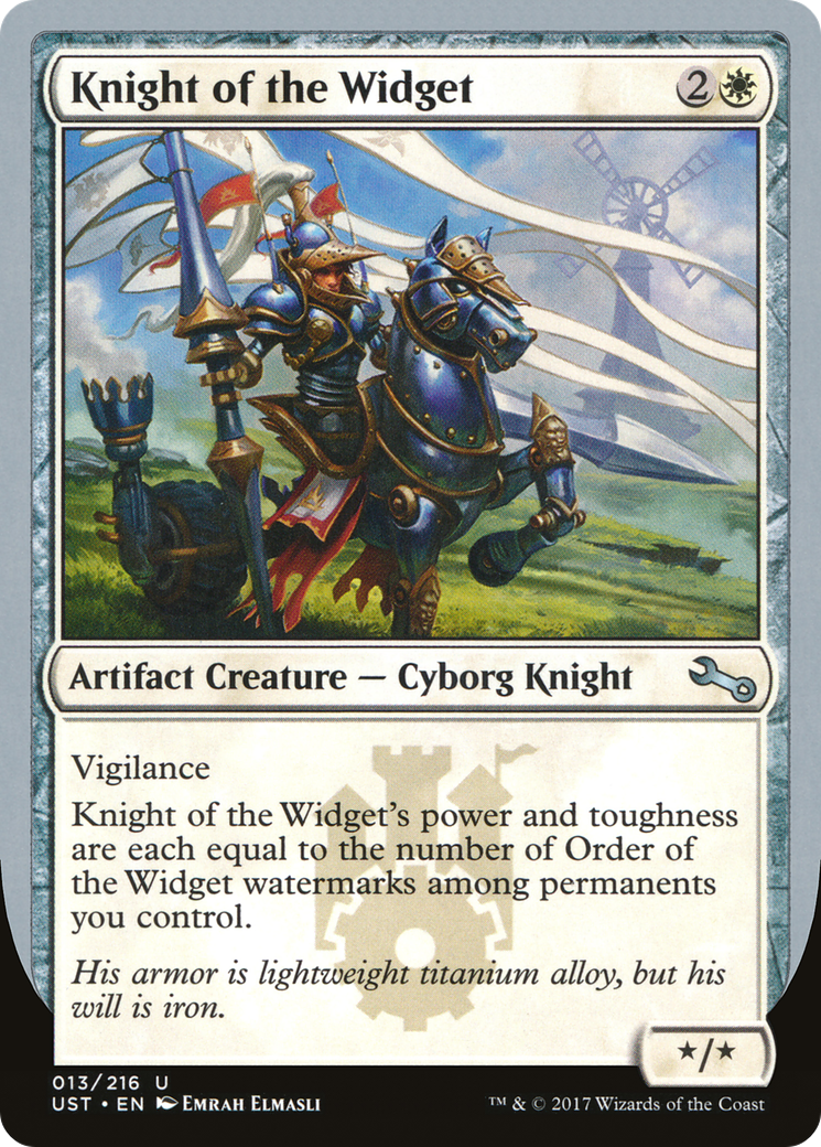 Knight of the Widget [UST-13]