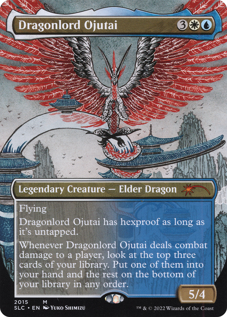 Dragonlord Ojutai - Borderless - Full Art - Promo [SLC-2015]