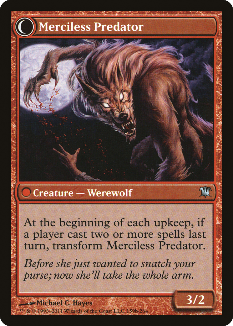 Reckless Waif // Merciless Predator [ISD-159]