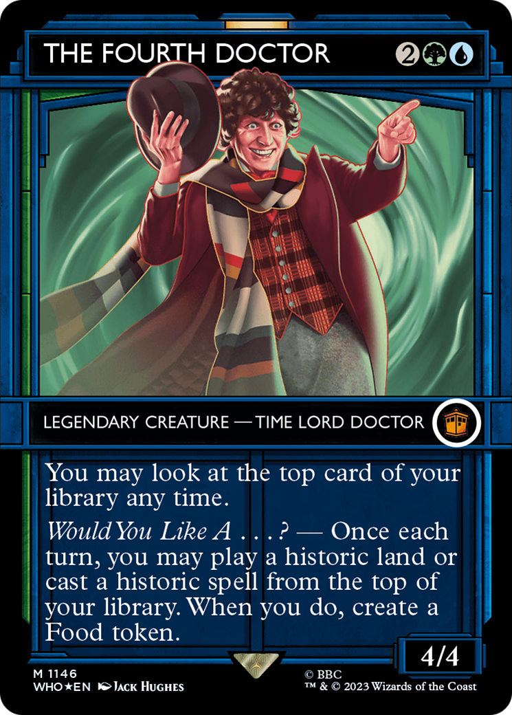 The Fourth Doctor - Borderless - Showcase - Surge Foil [WHO-1146]