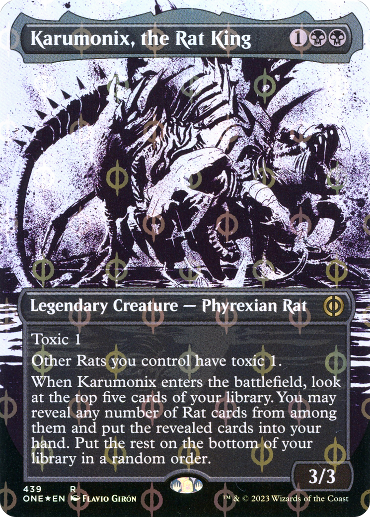 Karumonix, the Rat King - Borderless - Showcase - Compleat Foil [ONE-439]