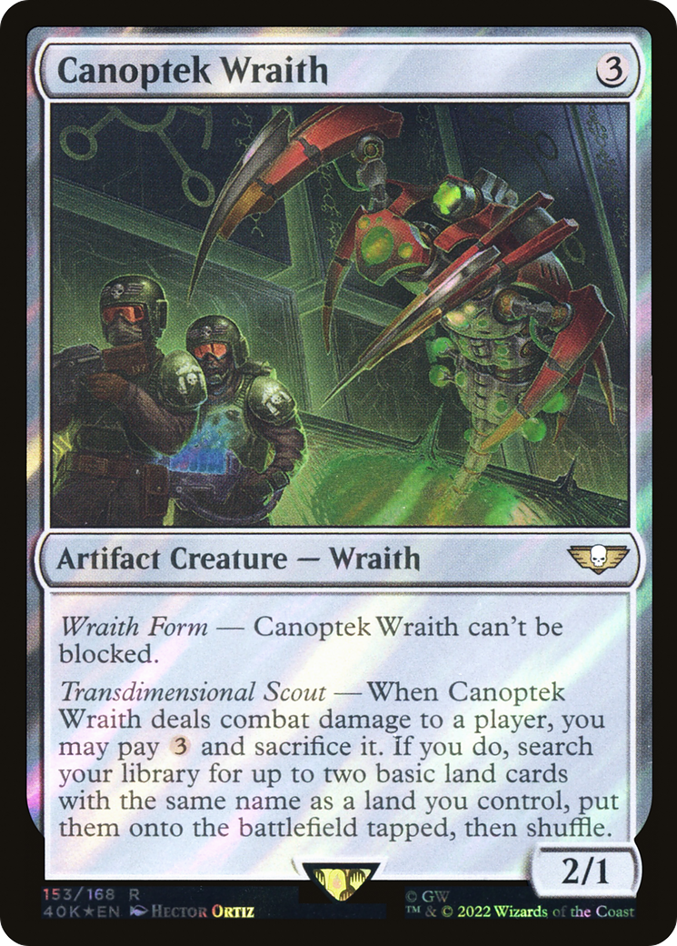 Canoptek Wraith - Surge Foil [40K-153★]