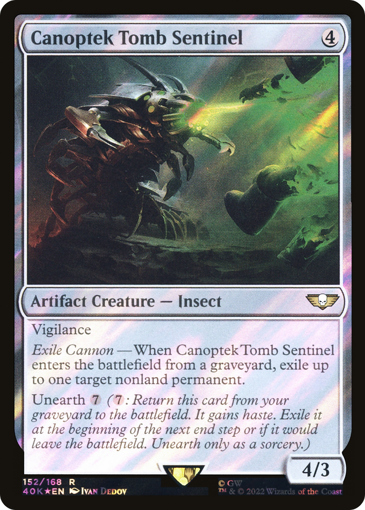 Canoptek Tomb Sentinel - Surge Foil [40K-152★]