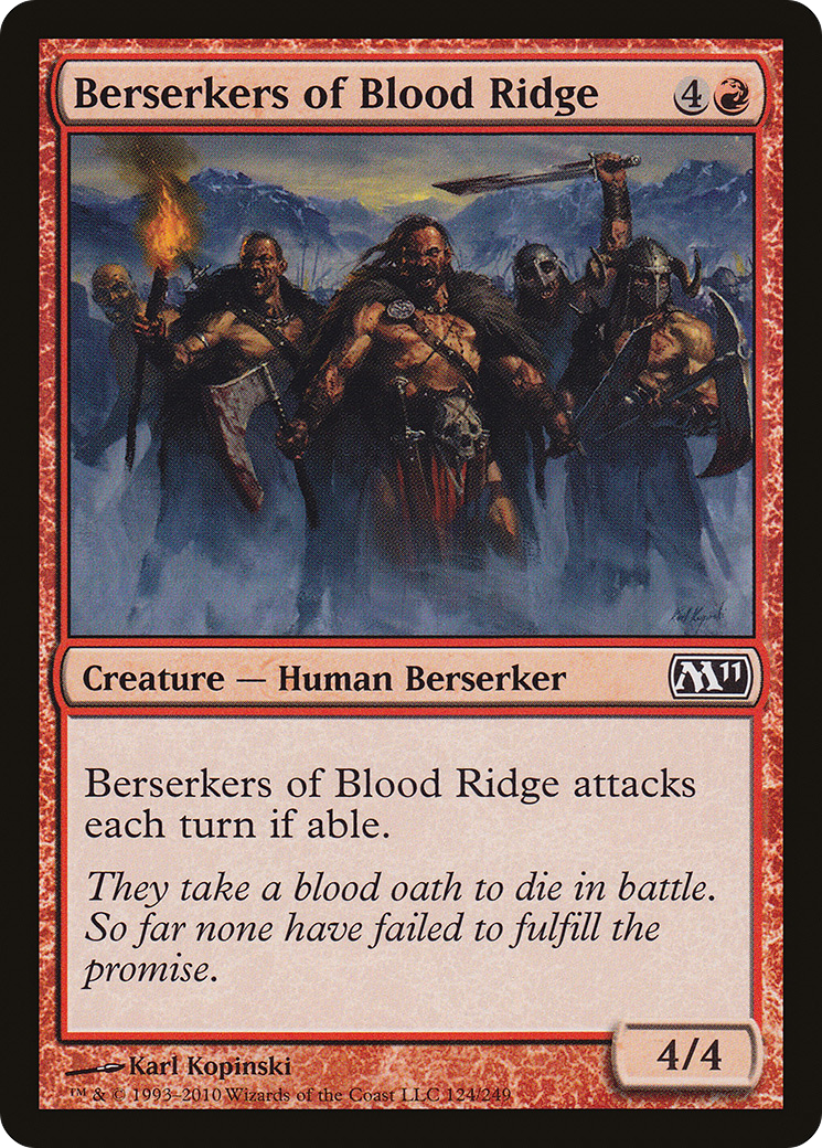 Berserkers de Blood Ridge [M11-124]