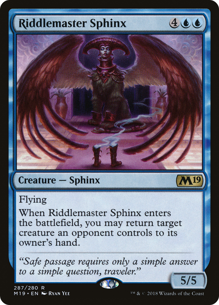 Riddlemaster Sphinx [M19-287]