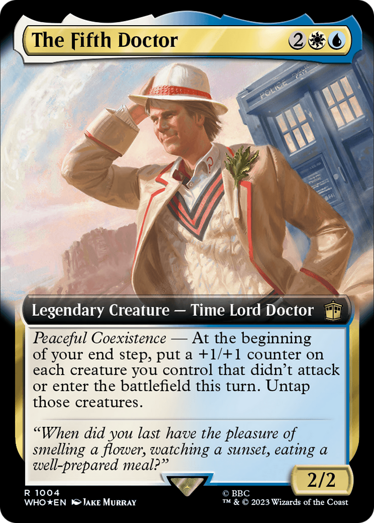 The Fifth Doctor - Extended Art - Surge Foil [WHO-1004]