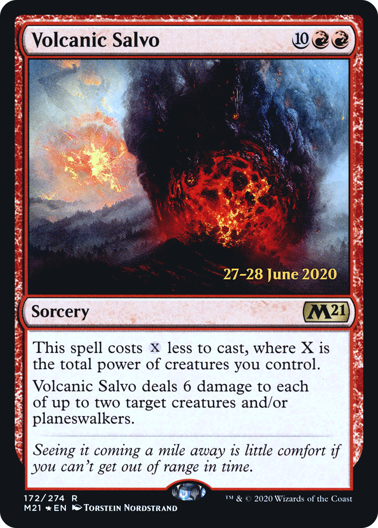 Volcanic Salvo - Prerelease Promo [PM21-172s]