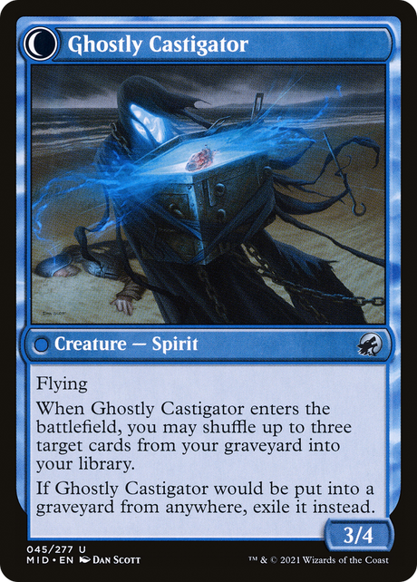 Covetous Castaway // Ghostly Castigator [MID-45]