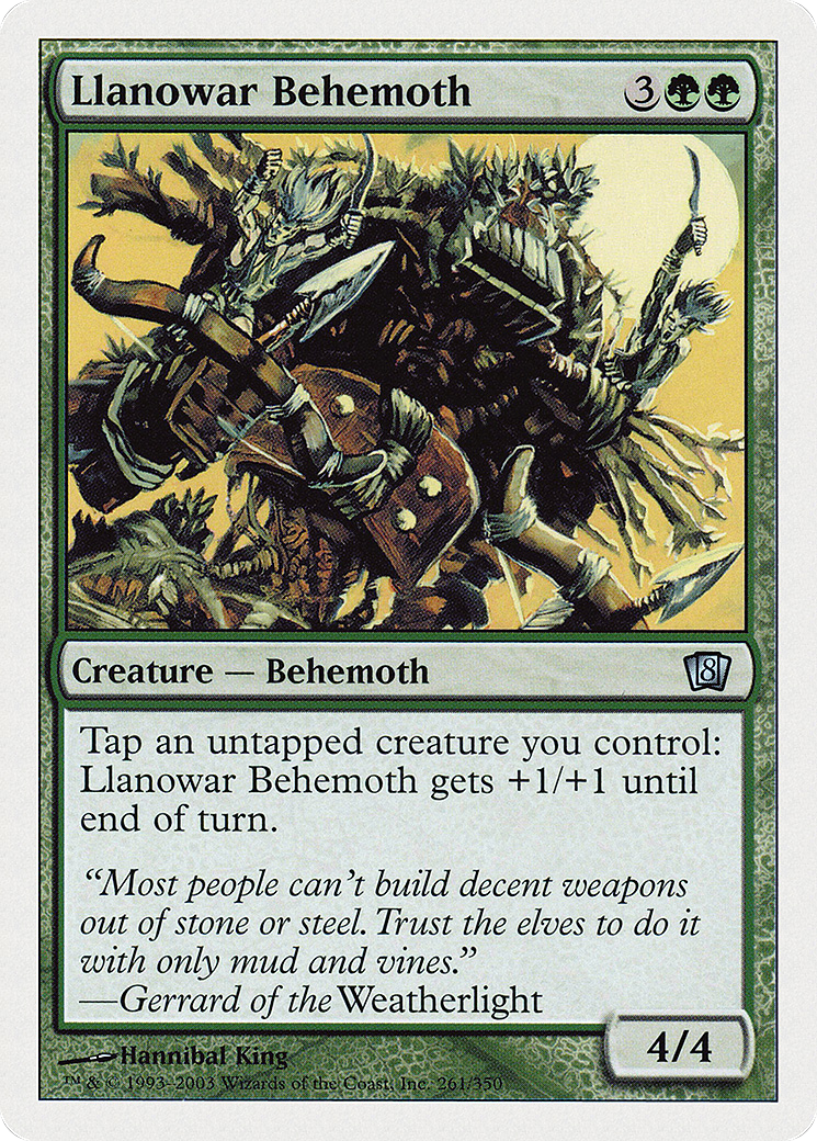 Llanowar Behemoth [8ED-261]