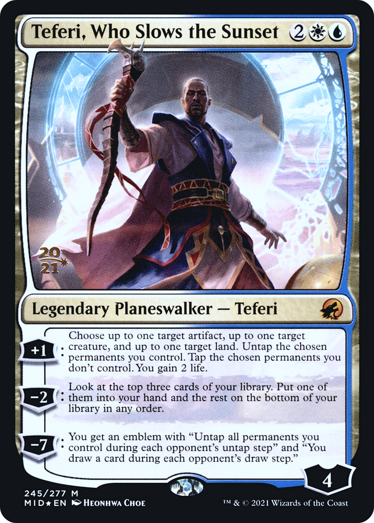 Teferi, Who Slows the Sunset - Prerelease Promo [PMID-245s]