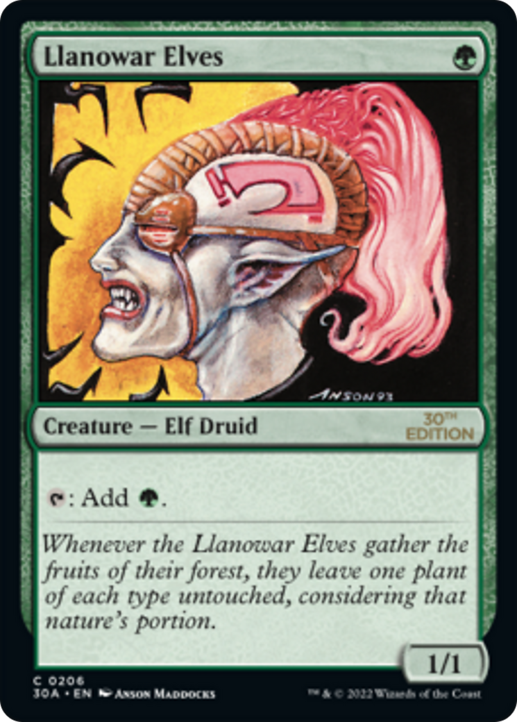 Llanowar Elves [30A-206]