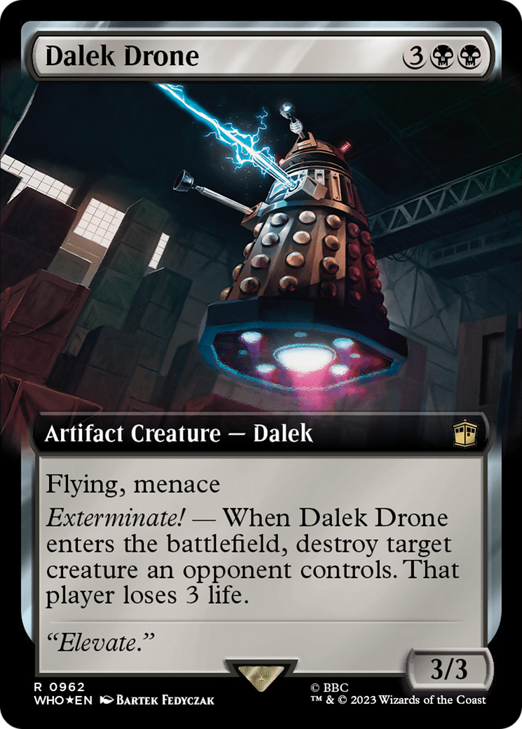 Dalek Drone - Extended Art - Surge Foil [WHO-962]