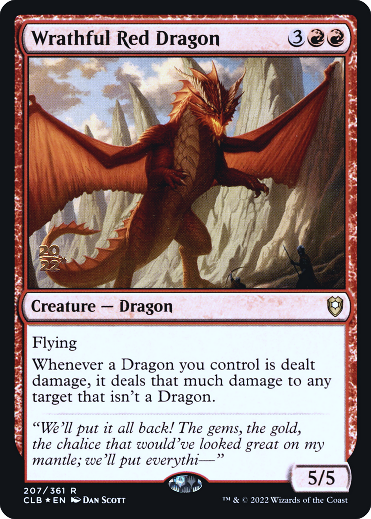 Wrathful Red Dragon - Prerelease Promo [PCLB-207s]