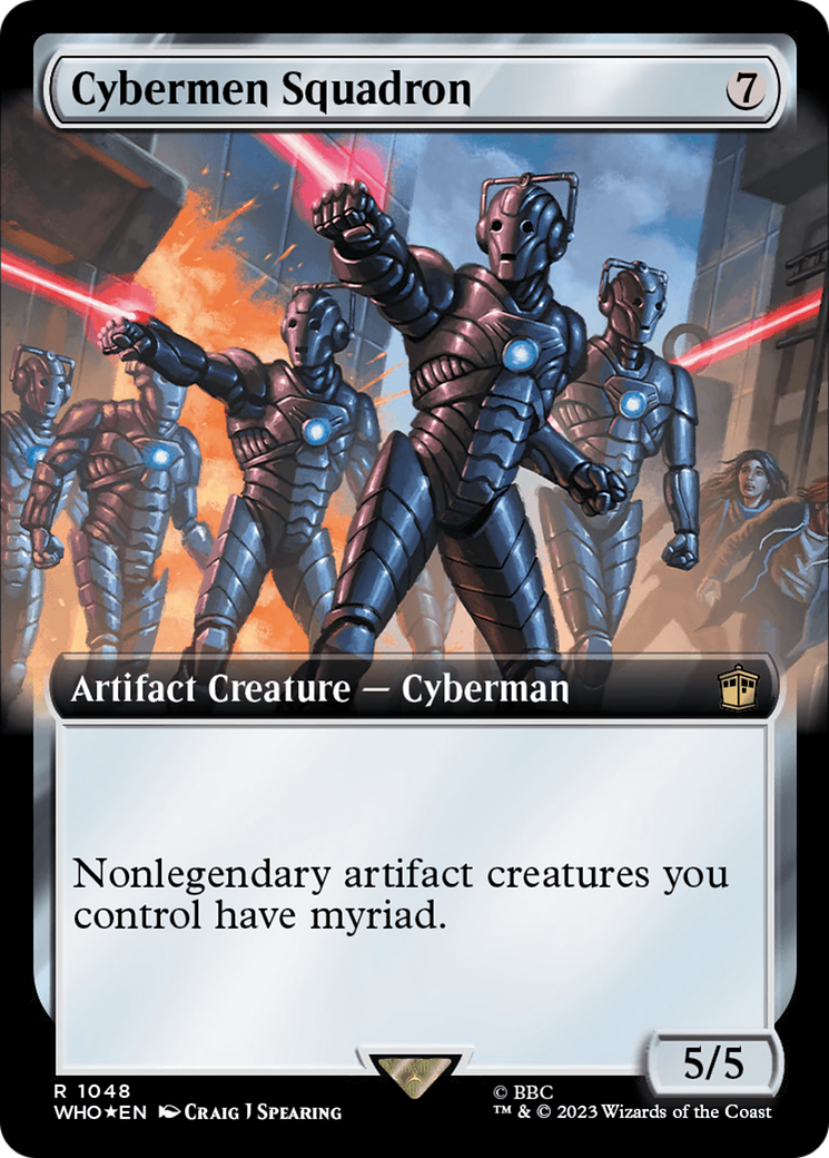 Cybermen Squadron - Extended Art - Surge Foil [WHO-1048]