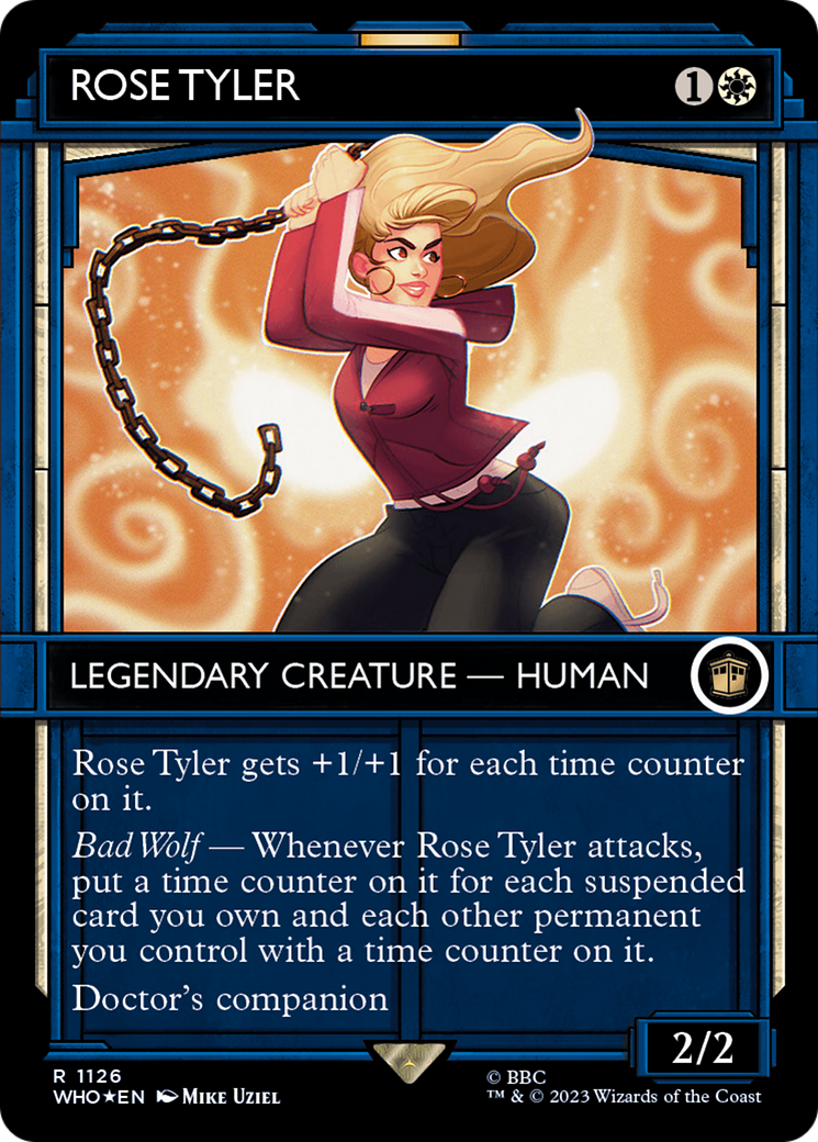 Rose Tyler - Borderless - Showcase - Surge Foil [WHO-1126]