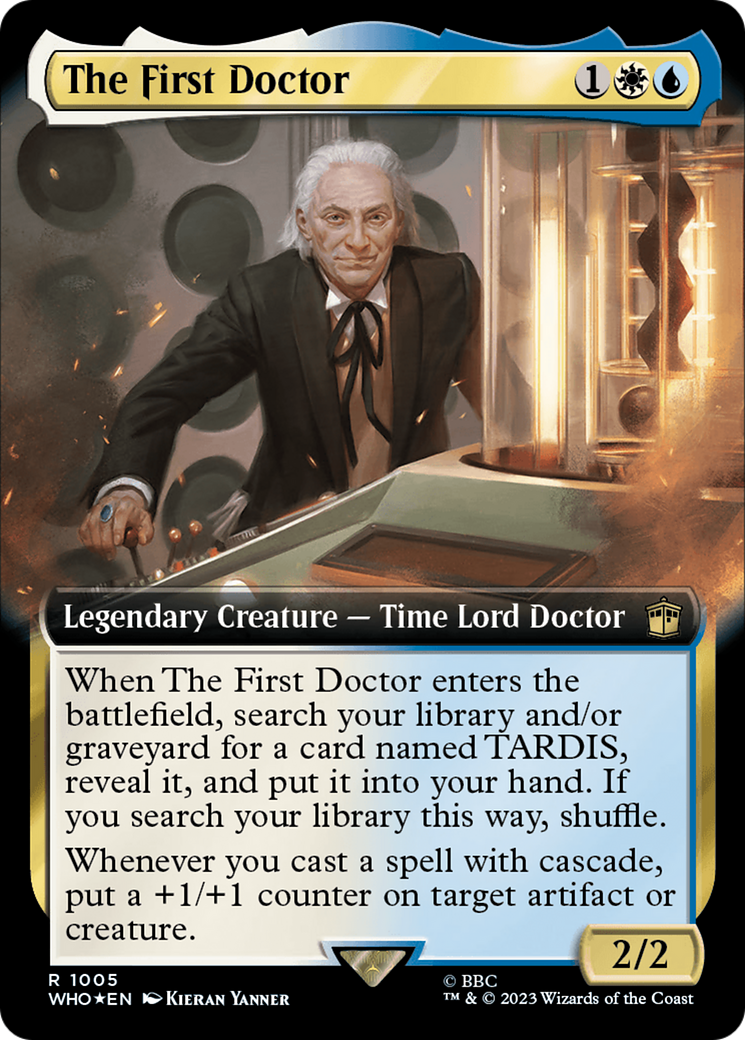 The First Doctor - Extended Art - Surge Foil [WHO-1005]