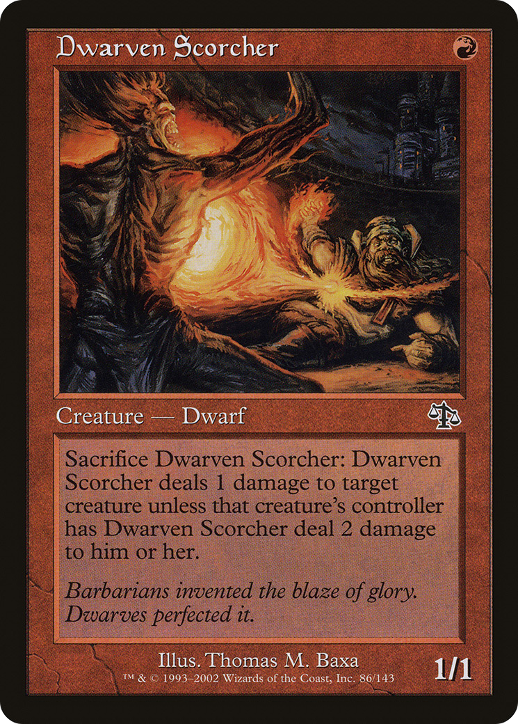 Dwarven Scorcher [JUD-86]