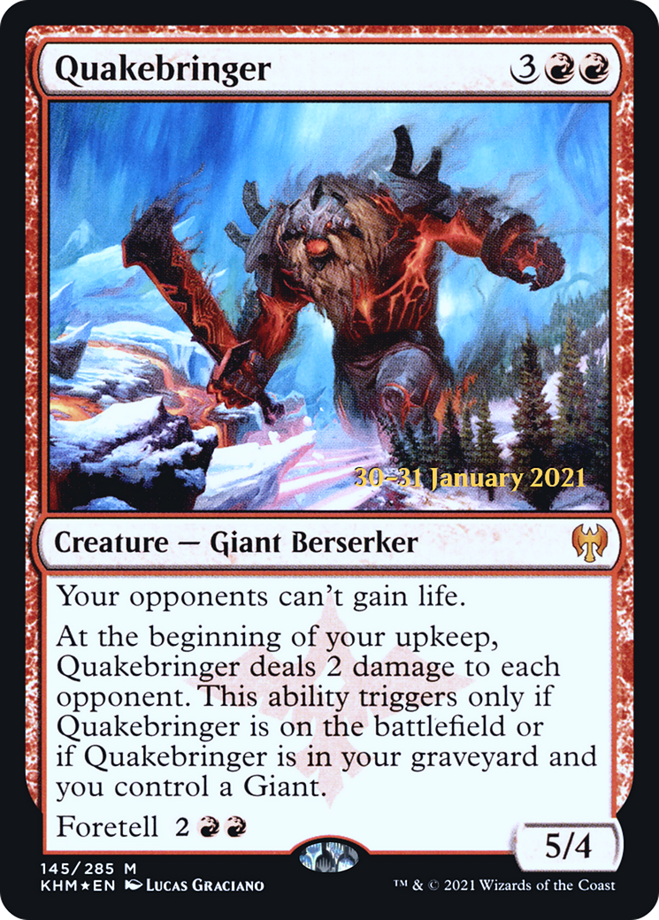 Quakebringer - Prerelease Promo [PKHM-145s]