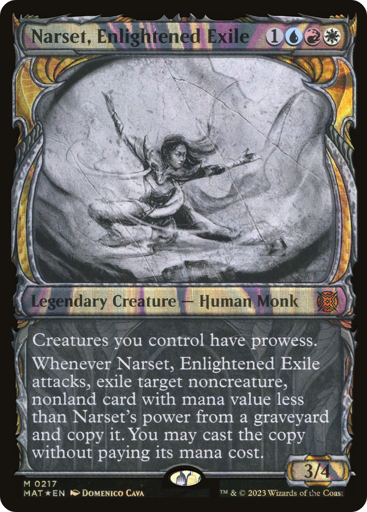 Narset, Enlightened Exile - Showcase - Halo Foil [MAT-217]