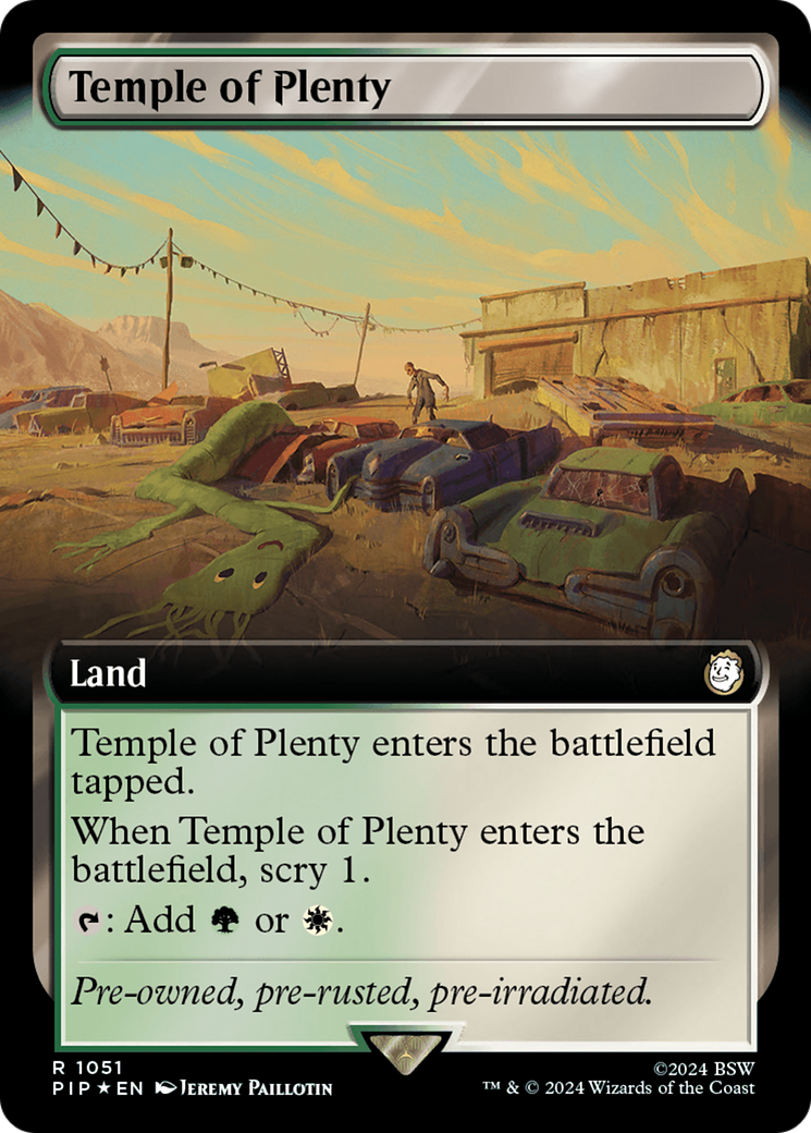 Temple of Plenty - Extended Art - Surge Foil [PIP-1051]