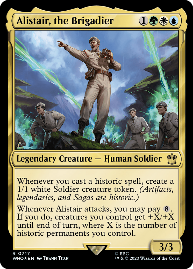 Alistair, the Brigadier - Surge Foil [WHO-717]