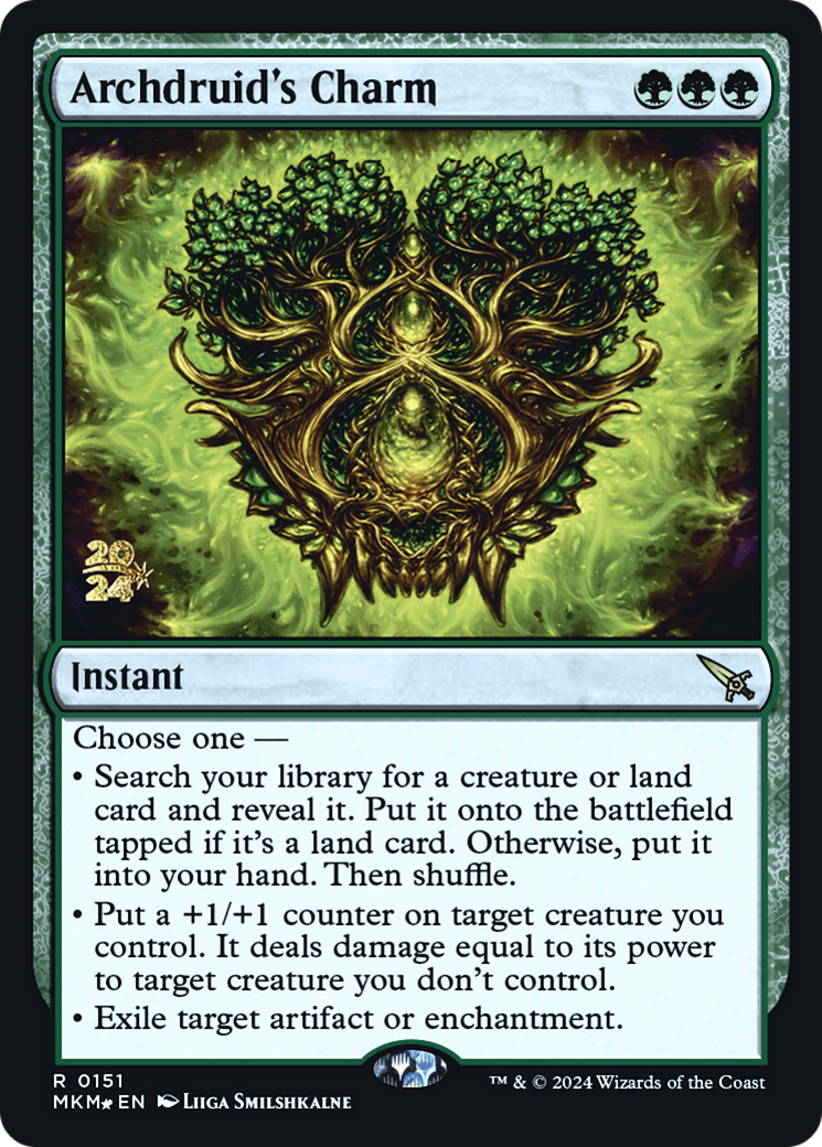 Archdruid's Charm - Prerelease Promo [PMKM-151s]