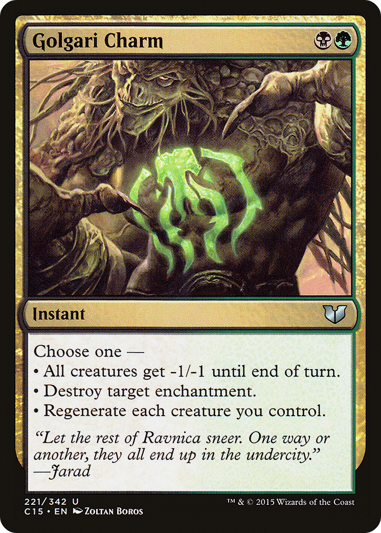 Golgari Charm [C15-221]