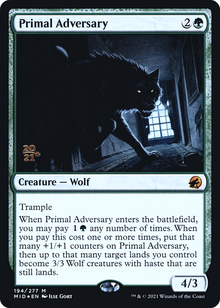 Primal Adversary - Prerelease Promo [PMID-194s]