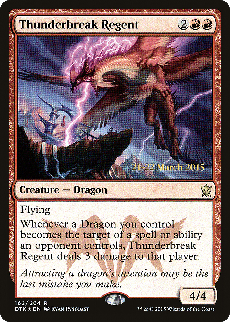 Thunderbreak Regent - Prerelease Promo [PDTK-162s]