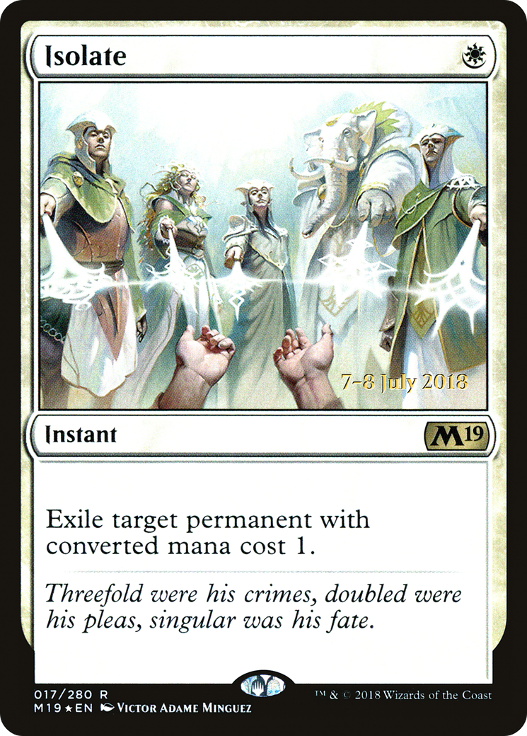 Isolate - Prerelease Promo [PM19-17s]