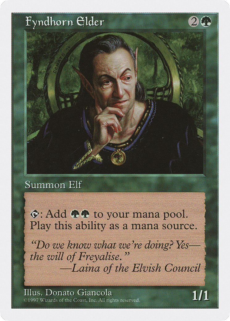 Fyndhorn Elder [5ED-297]