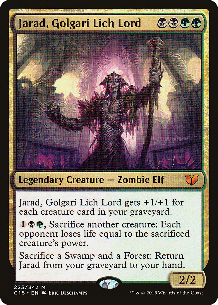 Jarad, Golgari Lich Lord [C15-223]