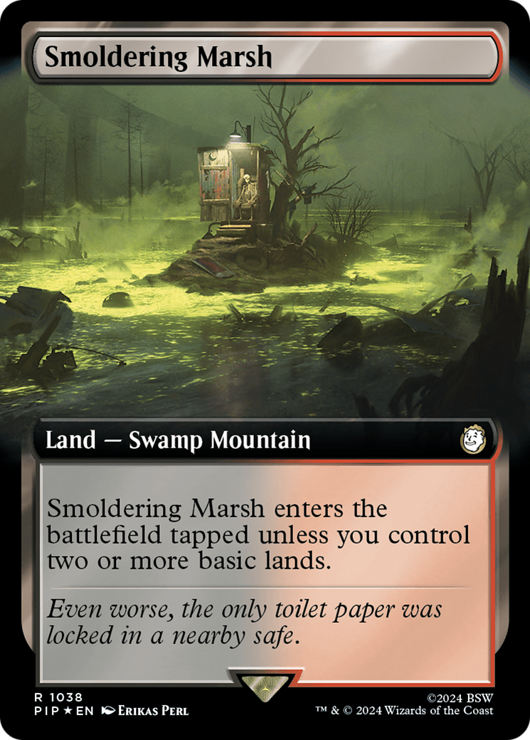 Smoldering Marsh - Extended Art - Surge Foil [PIP-1038]