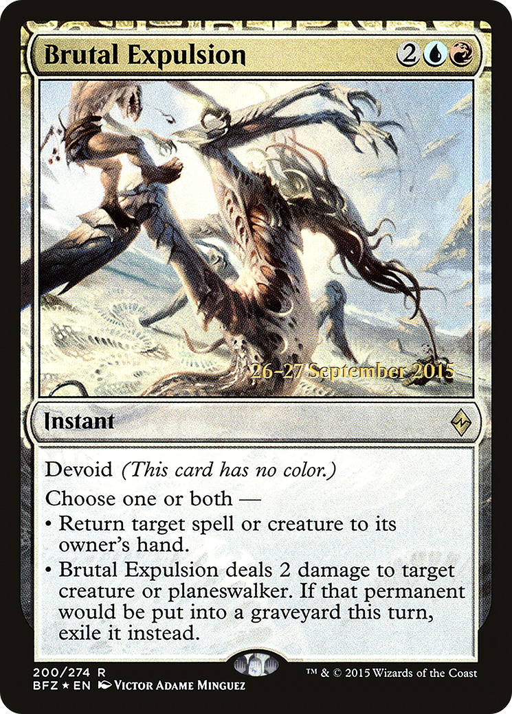 Brutal Expulsion - Prerelease Promo [PBFZ-200s]