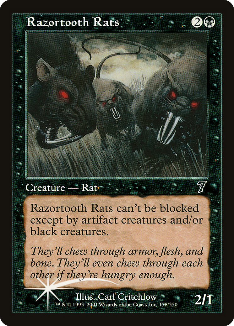 Razortooth Rats [7ED-158★]